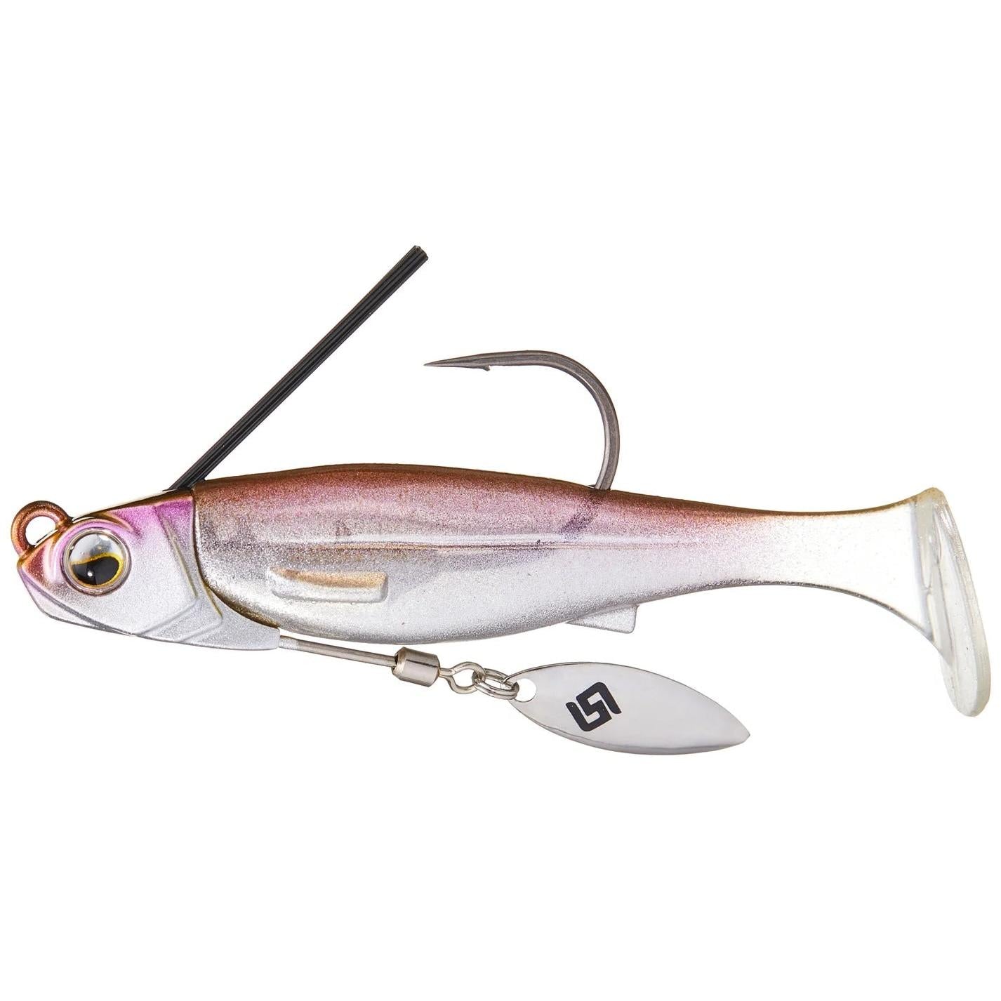 View of RAID Japan Head Swimmer Libero 5 g Clear Wakasagi available at EZOKO Fishing
