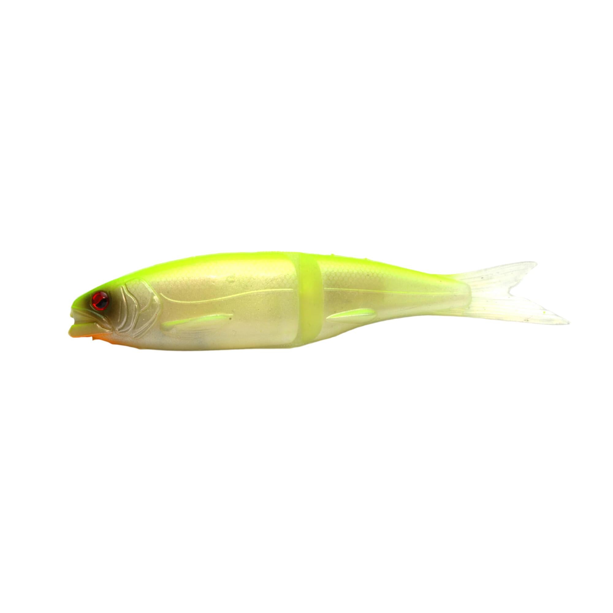 View of RAID Japan Osakana Slide 170 Pearly Chartreuse available at EZOKO Pike and Musky Shop