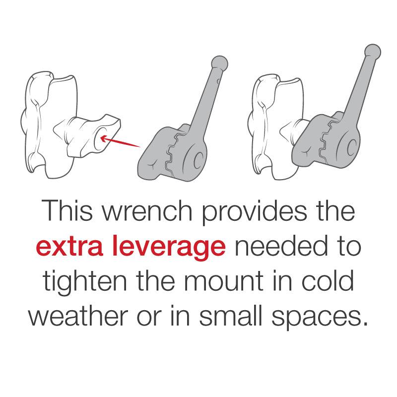 View of electronic-accessories RAM Hi-Torq Wrench for D Size Socket Arms available at EZOKO Pike and Musky Shop