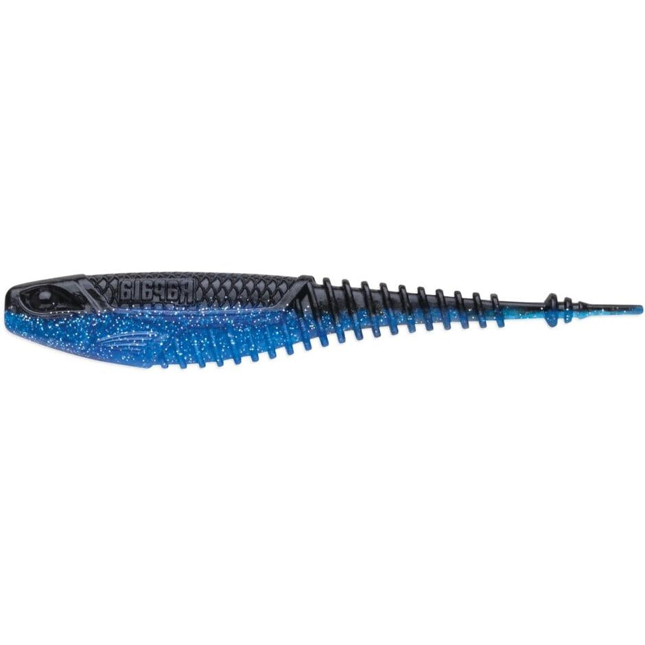 View of Rapala Crush City Crush City Freeloader 4" Black N Blue available at EZOKO Pike and Musky Shop