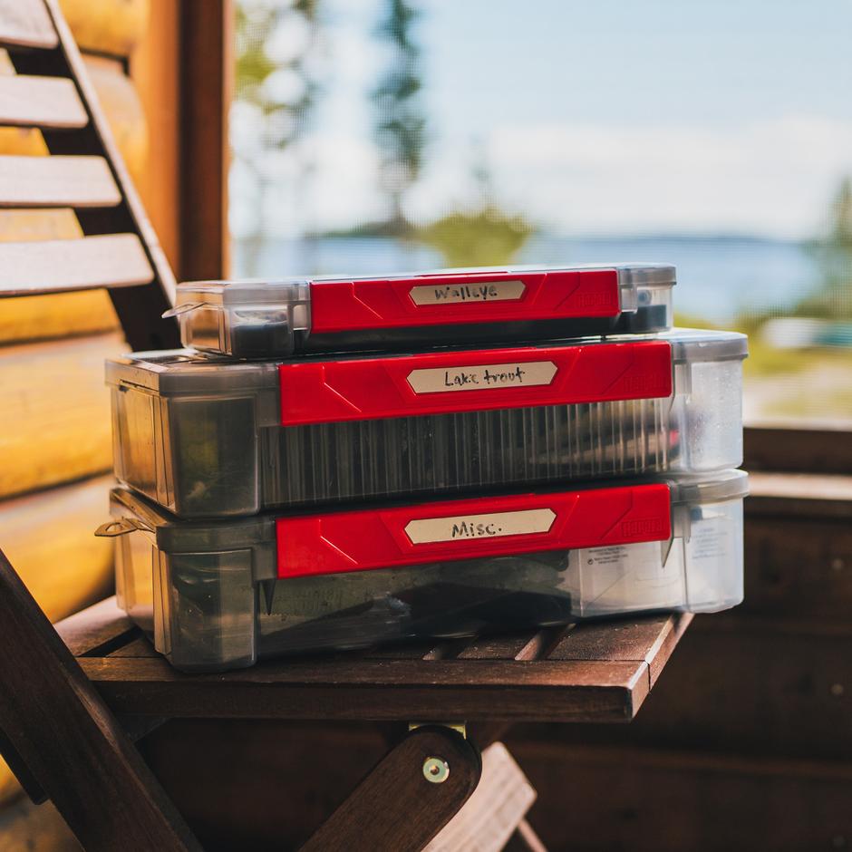 View of Rapala RapStack 3600 Open Tackle Tray available at EZOKO Fishing