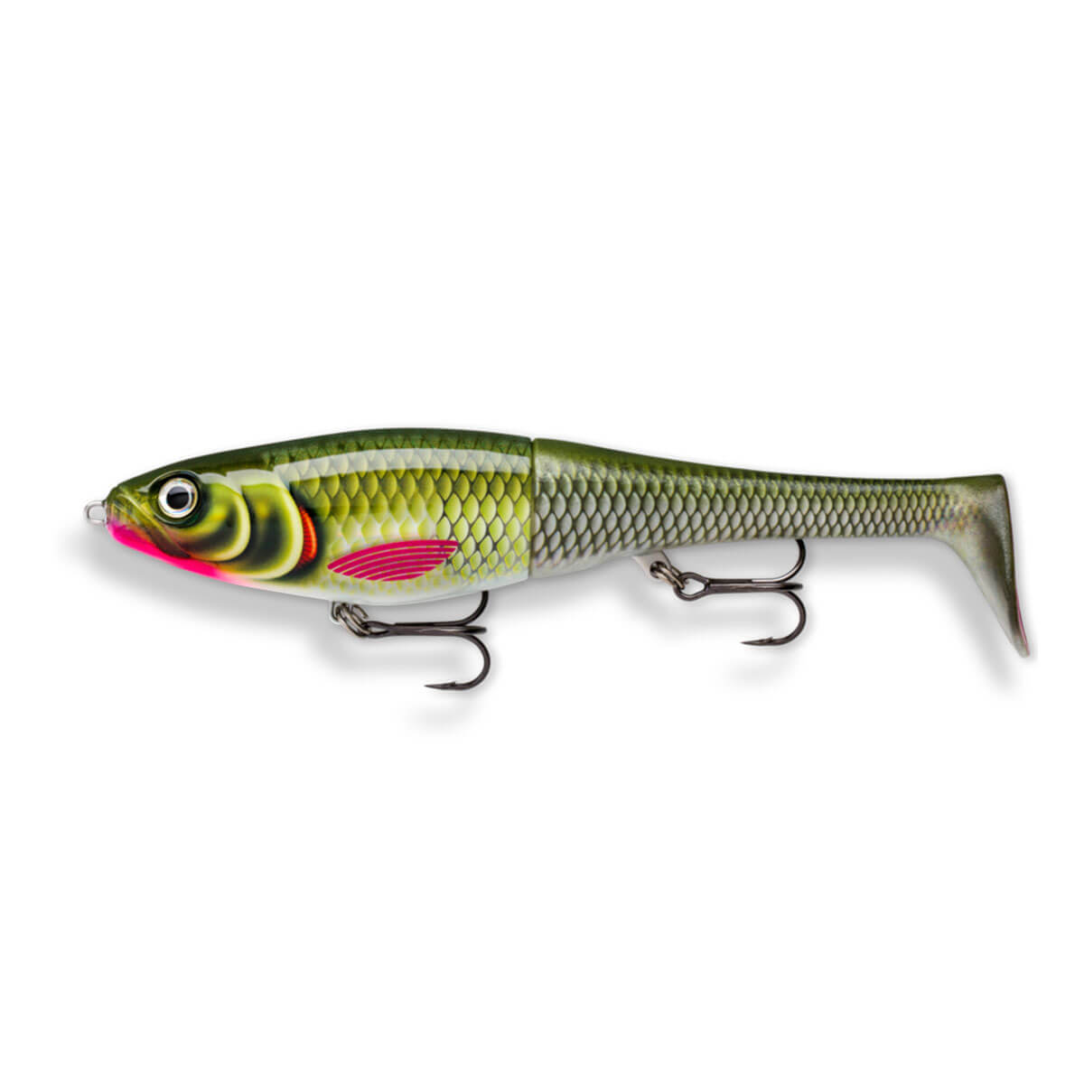 View of Swimbaits Rapala X-Rap Peto 8" Swimbait Olive Green available at EZOKO Pike and Musky Shop