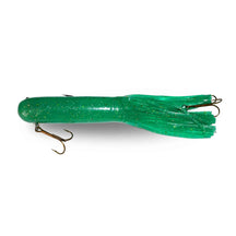 View of Rubber Red October 12" Big Sexy Tubes - Mid-depth Green Goblin available at EZOKO Fishing