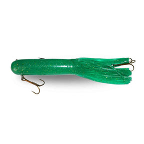 Red October 12" Big Sexy Tubes - Mid-depth Green Goblin Rubber