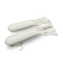 Red October 7.5" Ninja Tubes - Mid-depth White Rubber