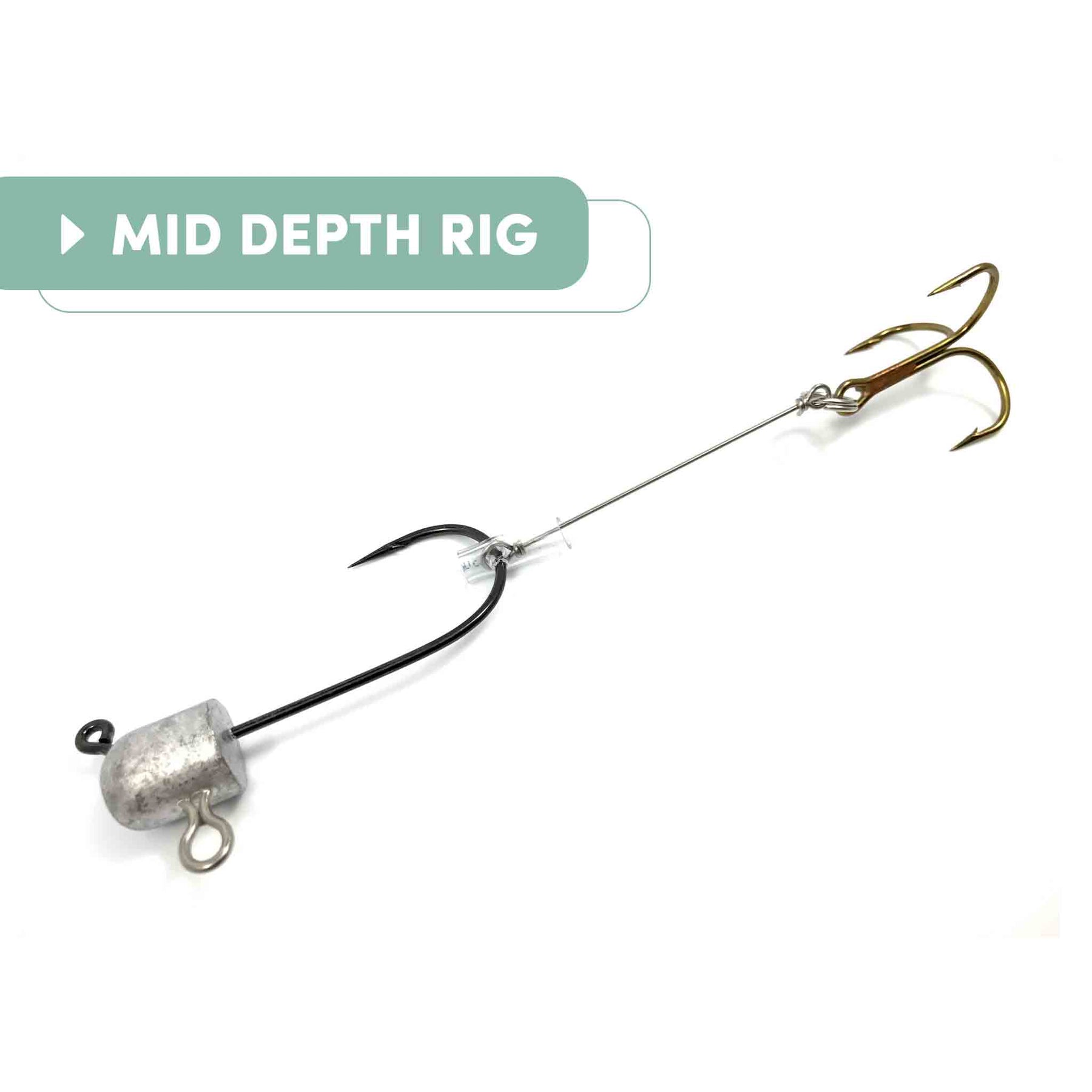 Red October Tube Shallow-Mid Rigs | pike & musky rig