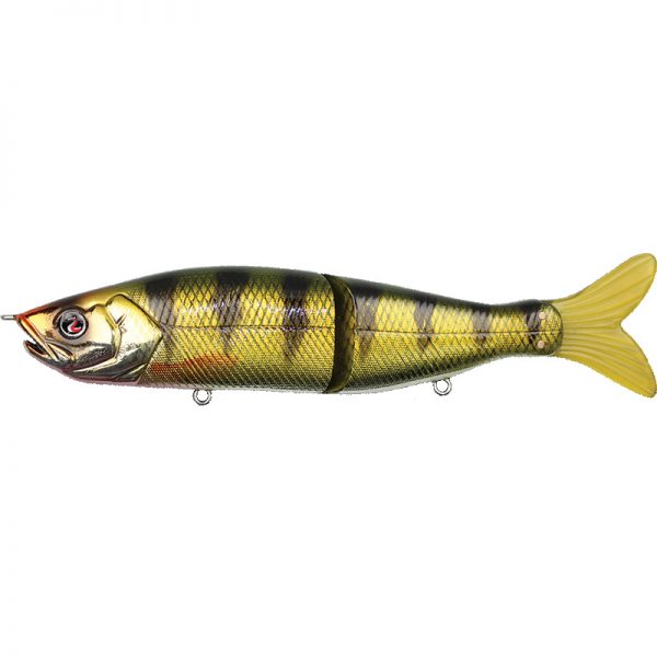 View of Jerk-Glide_Baits River2sea S-Waver 168S 6 1/4" Glide Bait Yellow Perch available at EZOKO Pike and Musky Shop
