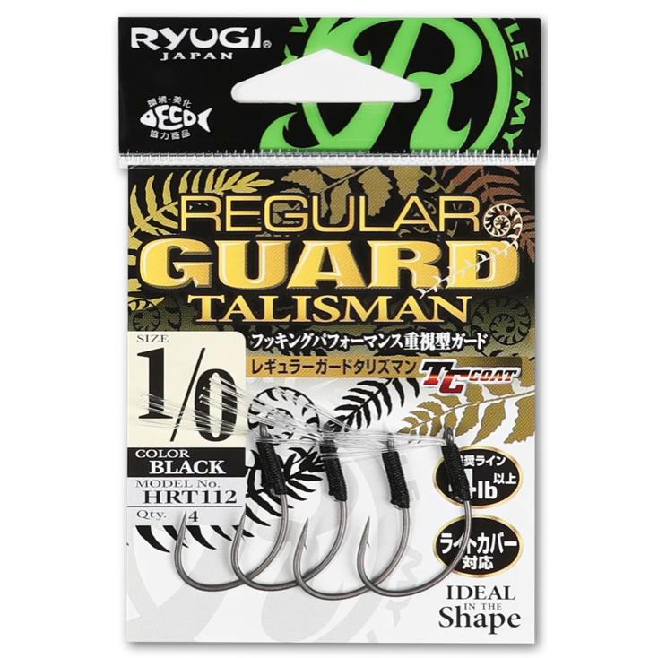 View of Ryugi Regular Guard Talisman Hook available at EZOKO Fishing
