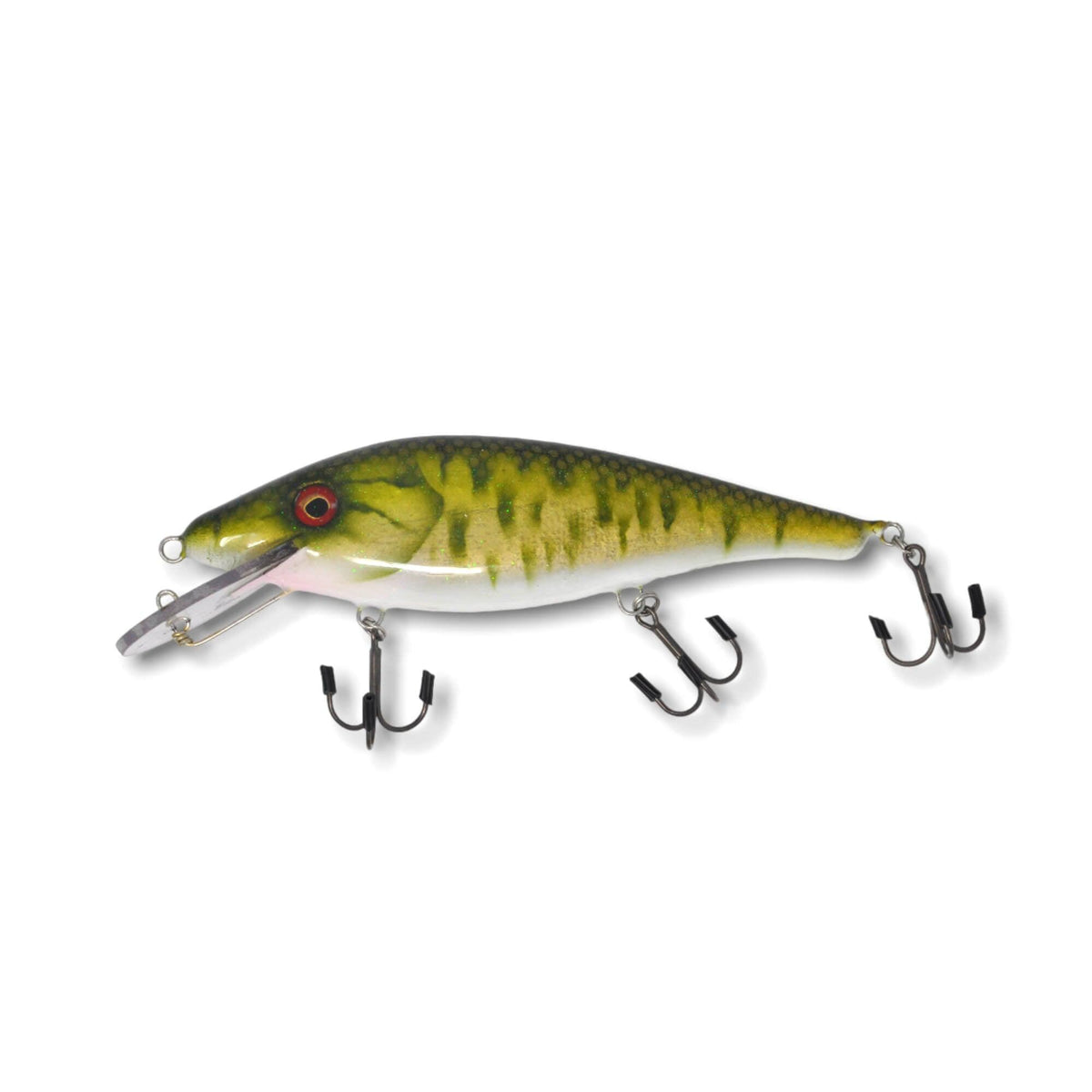 View of Crankbait Sampson Baitwork Fat Joe 9.5" Dual Pull Crankbait Baby Musky available at EZOKO Pike and Musky Shop
