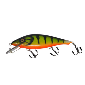 View of Crankbait Sampson Baitwork Fat Joe 9.5" Dual Pull Crankbait Fire Tiger available at EZOKO Pike and Musky Shop
