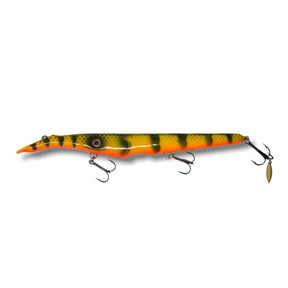 View of Dive_And_Rise Sampson Baitworks Metalhead 11.5" Dive And Rise Bait Perch available at EZOKO Pike and Musky Shop