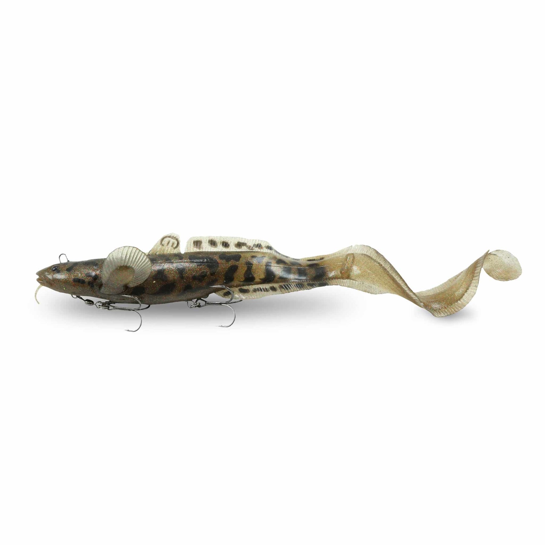 Savage Gear 3D Burbot 10 Swimbait | Pike & Musky lures Fire Tiger