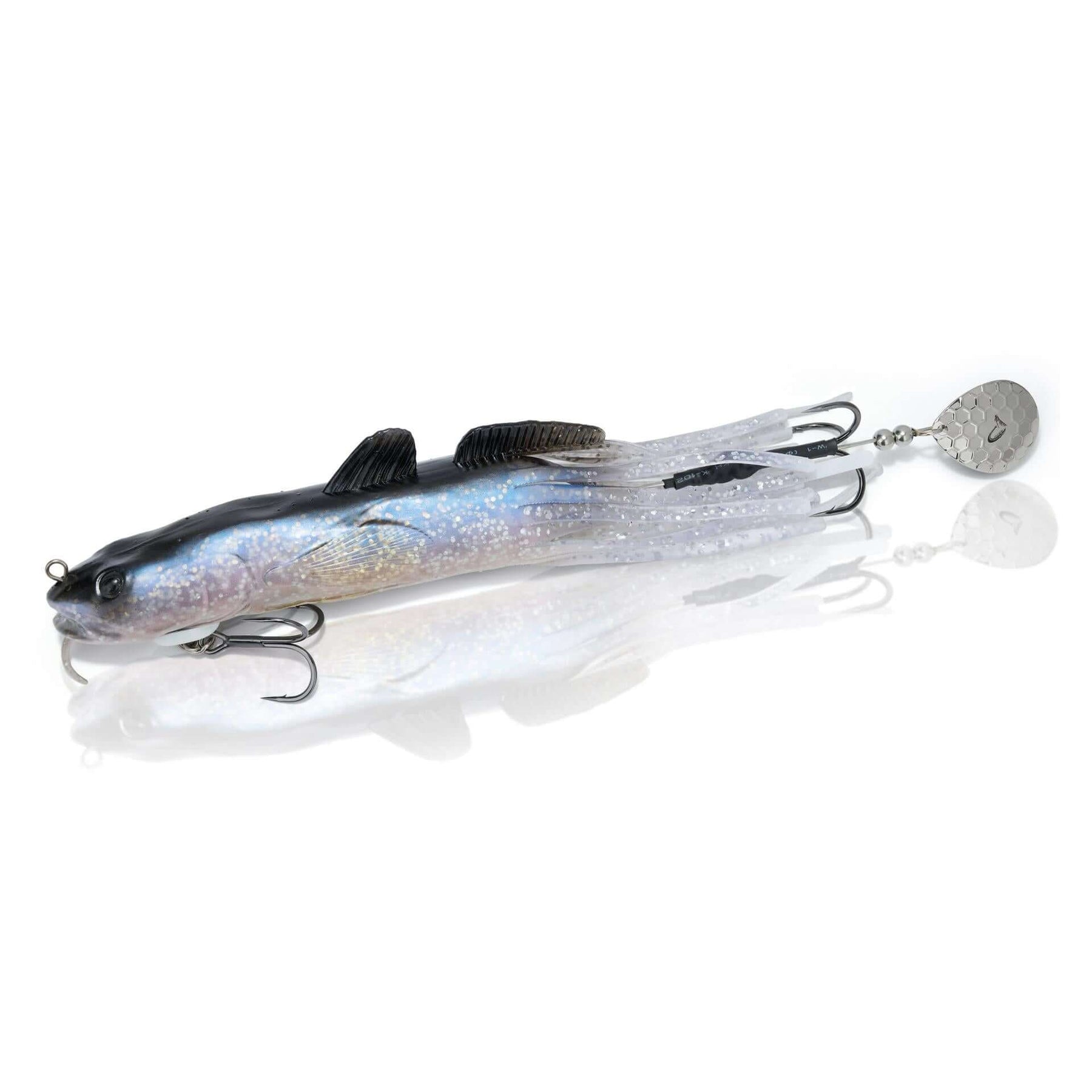 View of Rubber Savage Gear 3D Burbot Tube 10'' Cisco Flash available at EZOKO Fishing