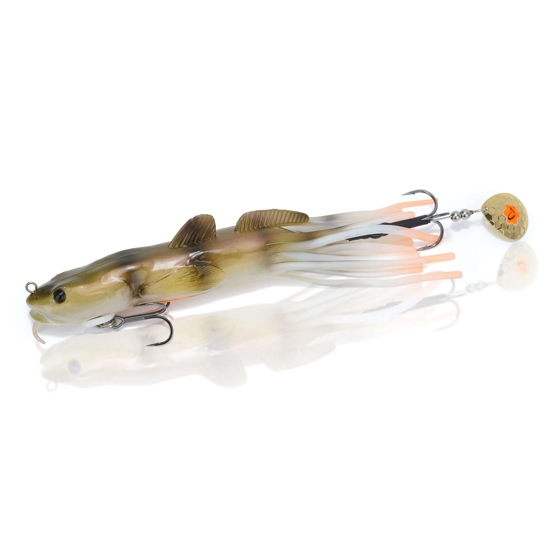 View of Rubber Savage Gear 3D Burbot Tube 10'' Perch available at EZOKO Fishing
