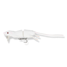 View of Topwater Savage Gear 3D Rat 6 1/2" Topwater Bait White available at EZOKO Pike and Musky Shop