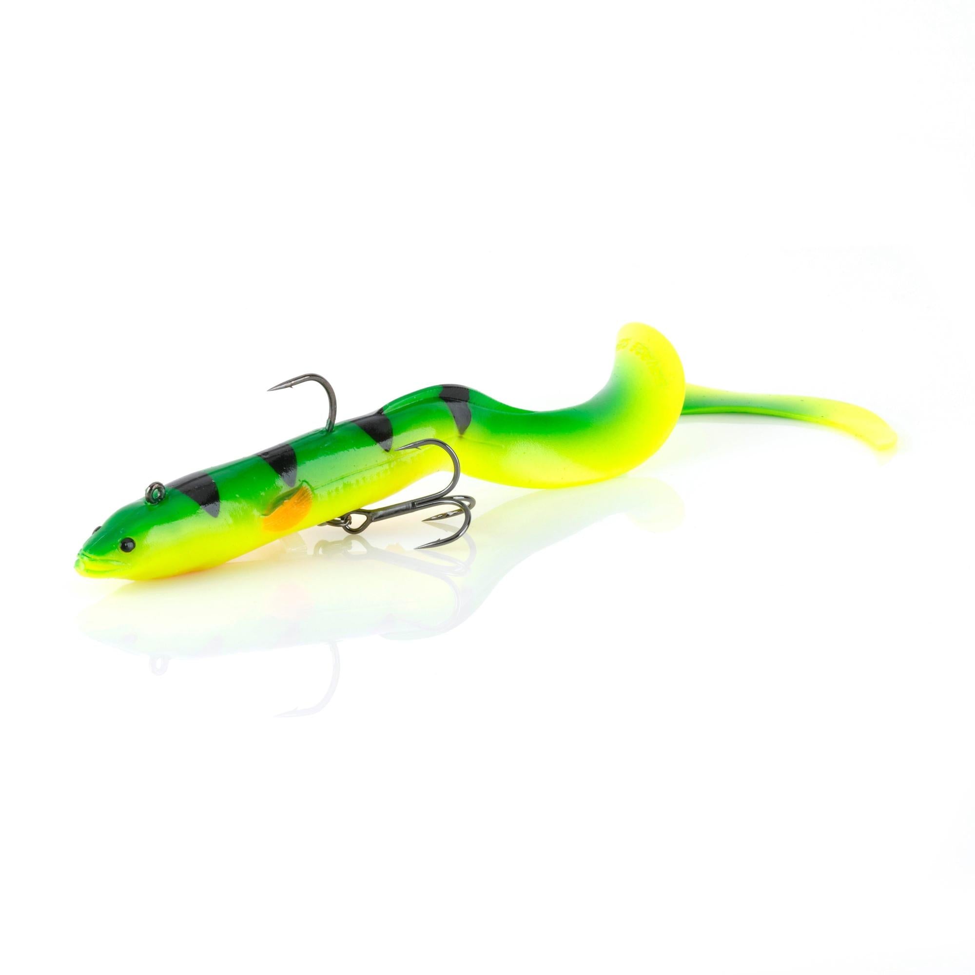View of Swimbaits Savage Gear 3D Real eel swimbait 12in Firetiger available at EZOKO Fishing