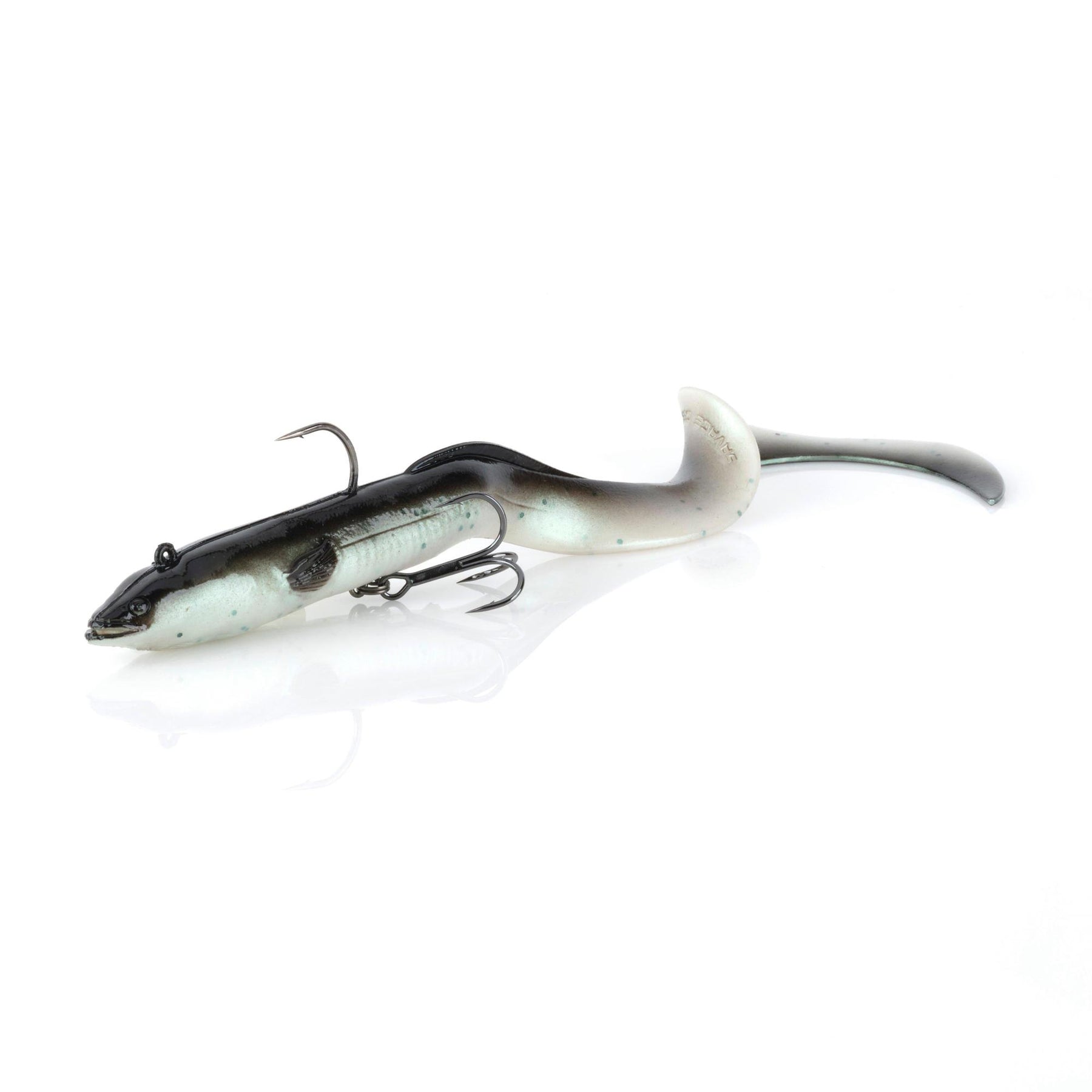 View of Swimbaits Savage Gear 3D Real eel swimbait 8in Black Green Pearl available at EZOKO Fishing