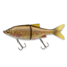 View of Jerk-Glide_Baits Savage Gear 3D Shine Glide 5 1/4" Golden Shiner available at EZOKO Pike and Musky Shop