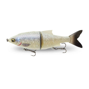 View of Jerk-Glide_Baits Savage Gear 3D Shine Glide 5 1/4" Ghost Bone available at EZOKO Fishing