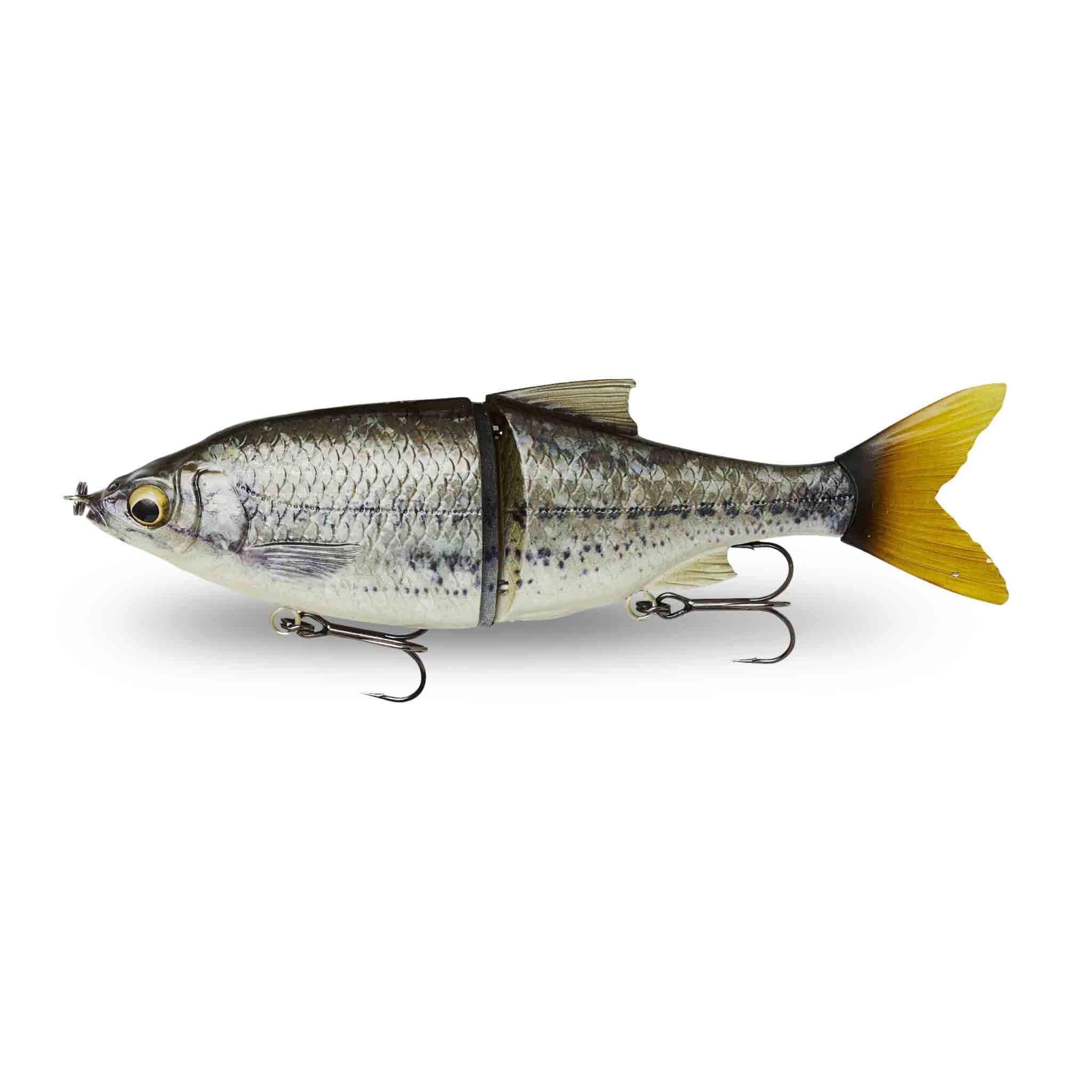 View of Jerk-Glide_Baits Savage Gear 3D Shine Glide 7 1/4" Ghost Bass available at EZOKO Fishing