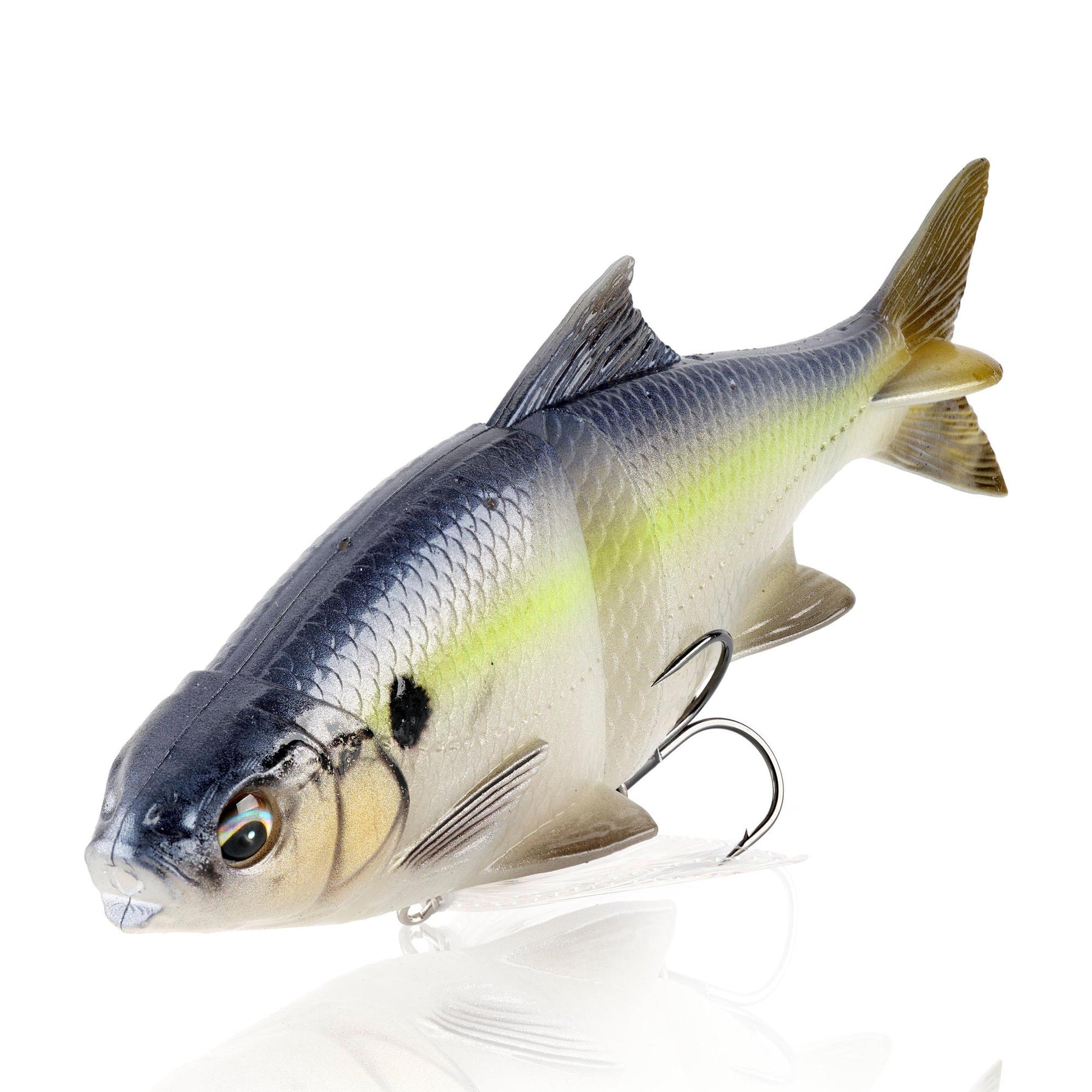 View of GlideBait Savage Gear 3D Soft Shine Glide Chartreuse Shad available at EZOKO Fishing