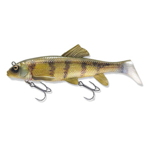 View of Swimbaits Savage Gear 3D Sucker Fast Sinking 12" Swimbait Walleye Flash available at EZOKO Pike and Musky Shop