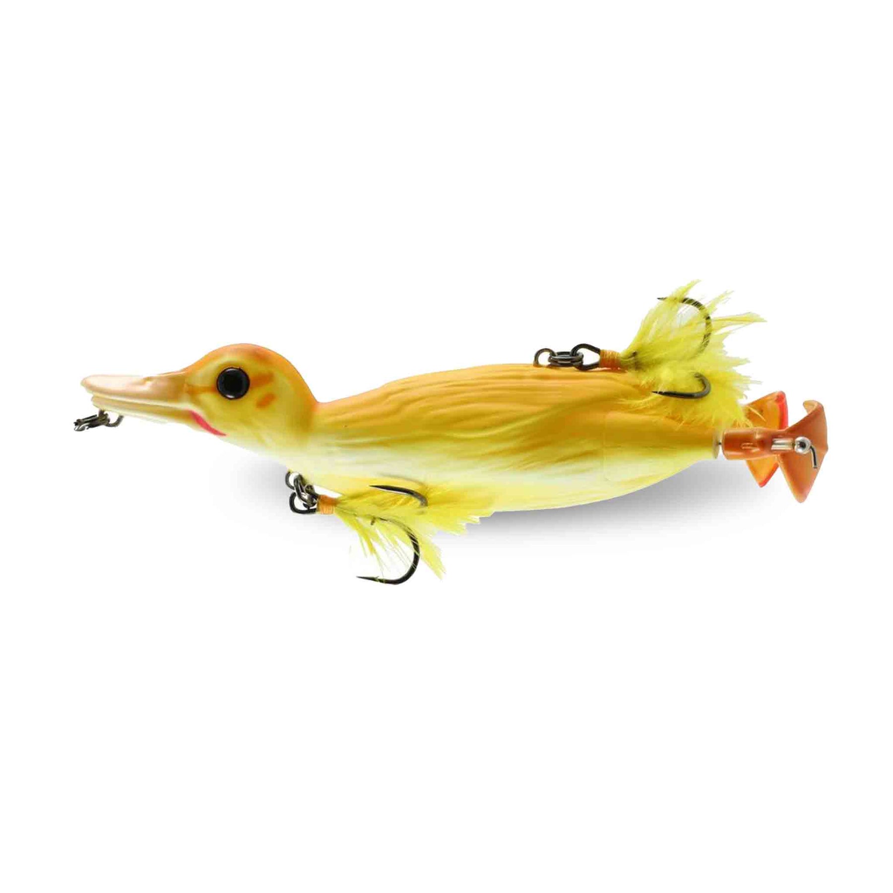 View of Topwater Savage Gear 3D Suicide Duck 6" Topwater Bait Yellow Duckling available at EZOKO Pike and Musky Shop
