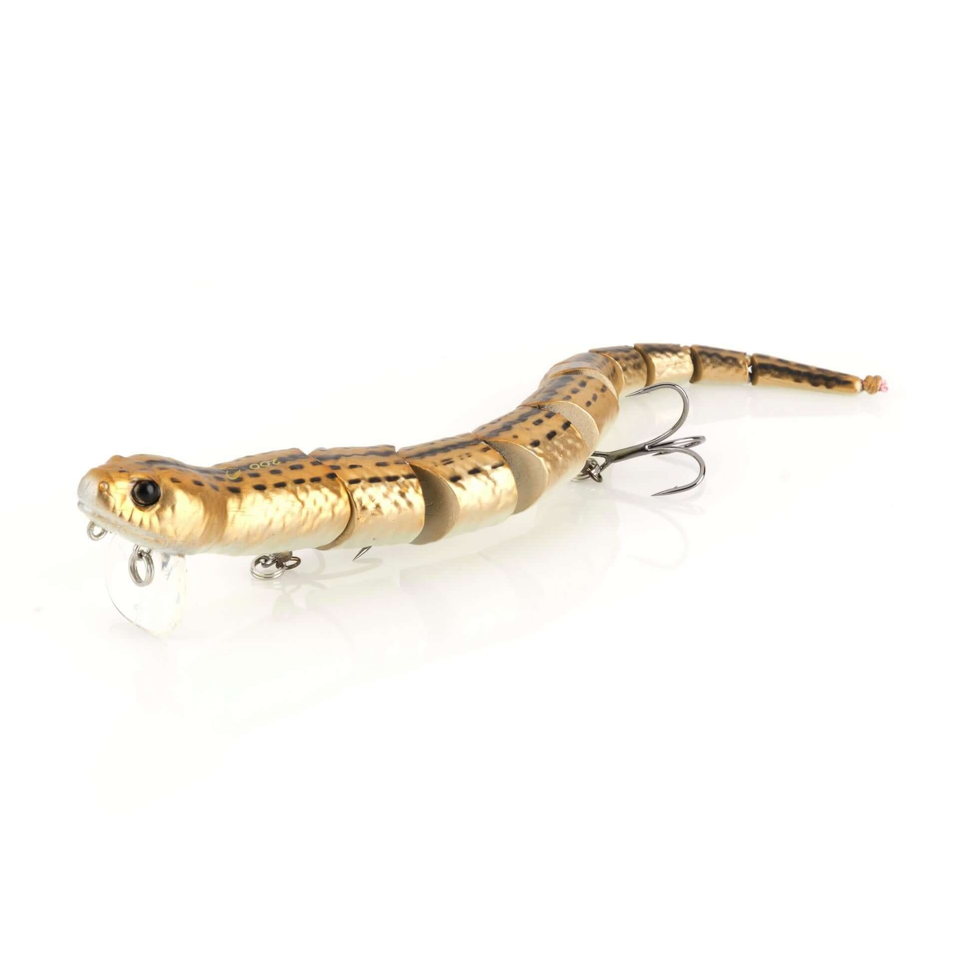 View of Topwater Savage Gear 3D Wake Snake Topwater 12in Brown Chrome available at EZOKO Fishing