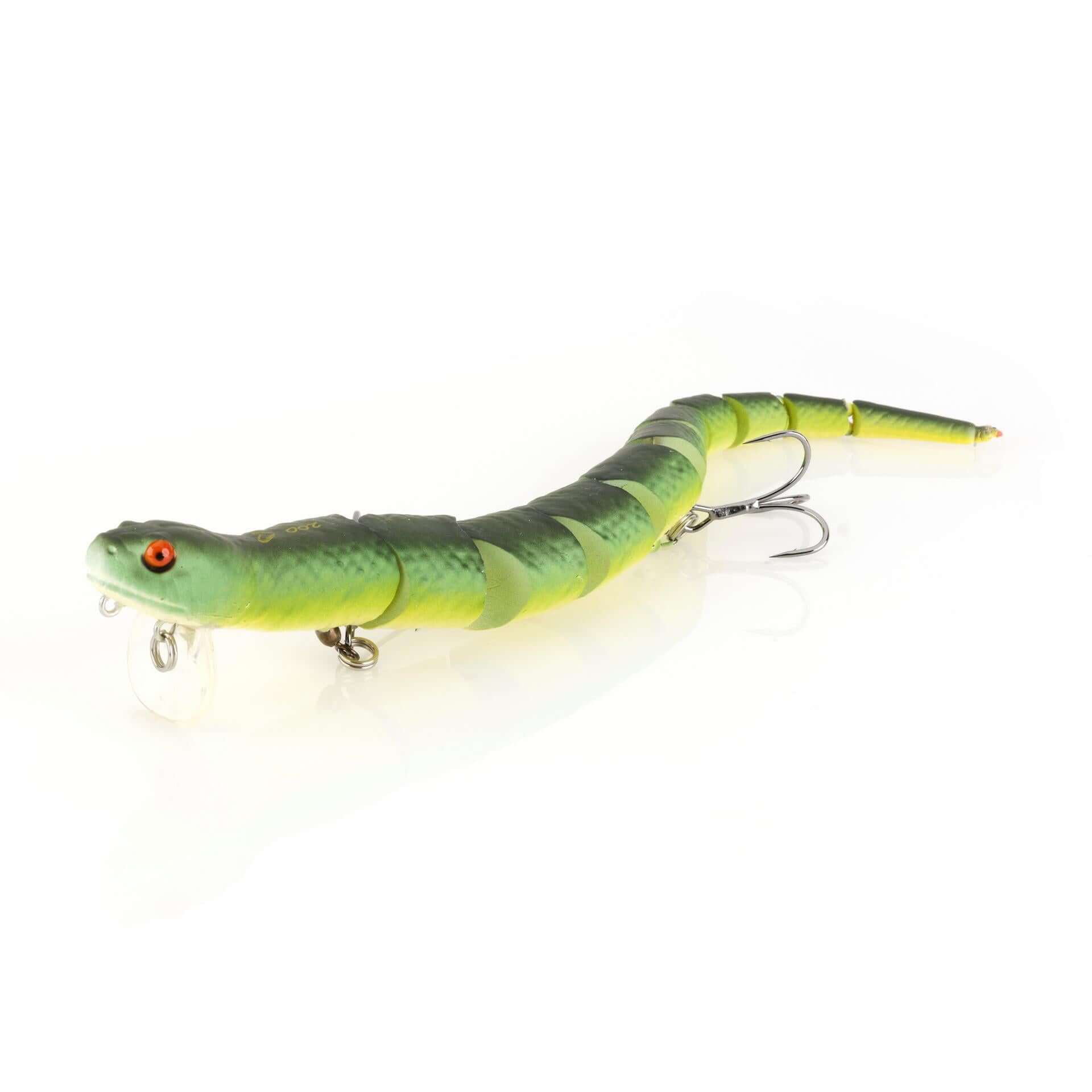 View of Topwater Savage Gear 3D Wake Snake Topwater 12in Green Snake available at EZOKO Fishing