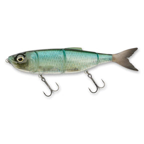 View of Swimbaits Savage Gear 4Play Pro 8" Swimbait Ghost Minnow available at EZOKO Pike and Musky Shop