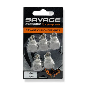 View of Weights Savage Gear Clip Weight 0.3 oz available at EZOKO Pike and Musky Shop