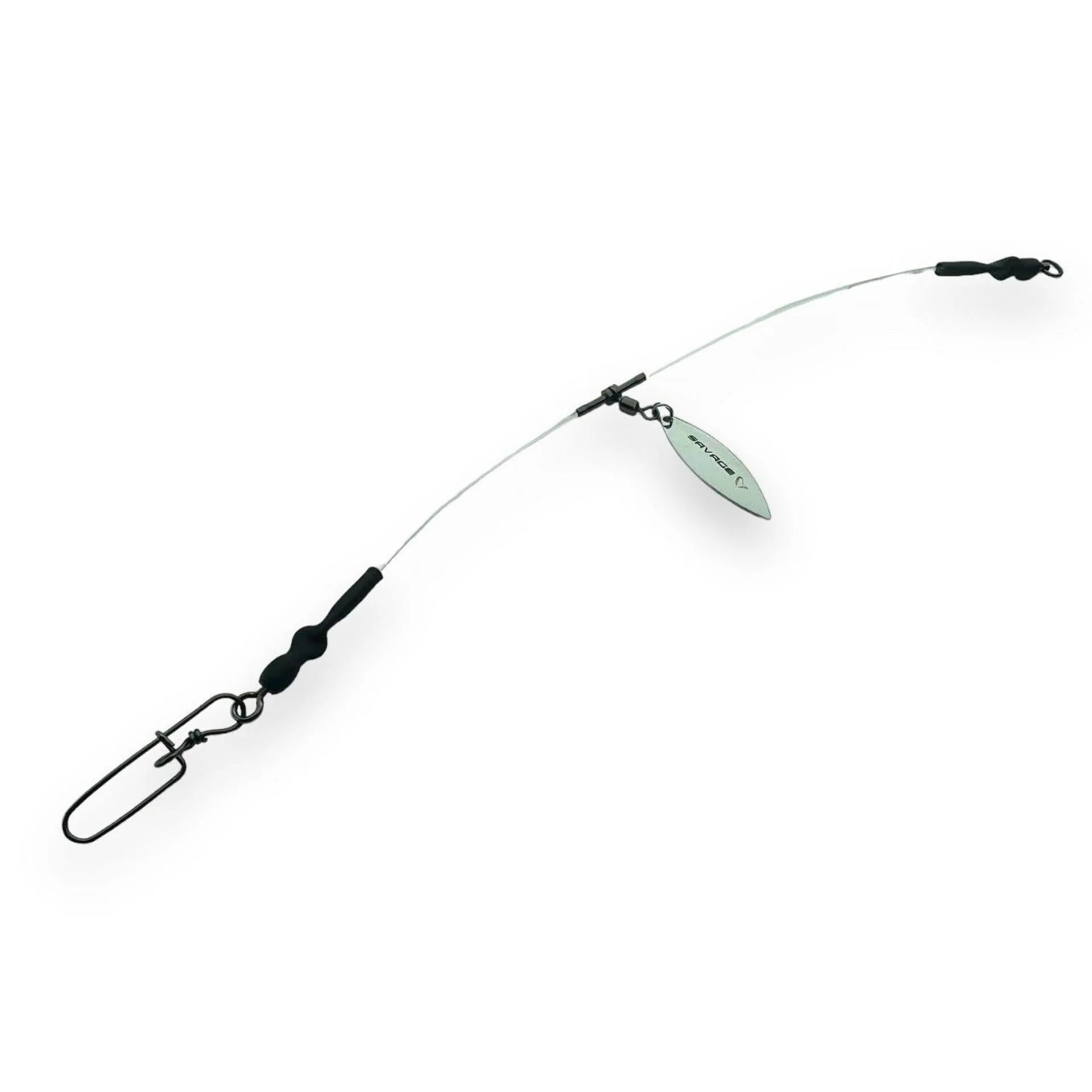 View of Fluorocarbon-Wire Savage Gear Regenerator Leader 16 in With Teaser available at EZOKO Fishing
