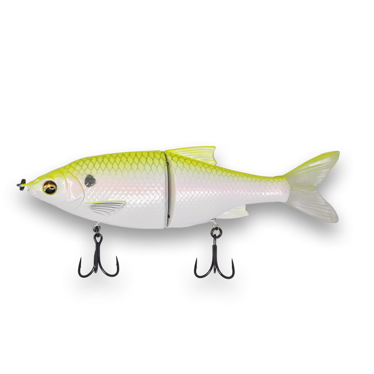 View of GlideBait Savage Gear Shine Glide Pro Glide Bait 6.25in Chartreuse Shad available at EZOKO Fishing