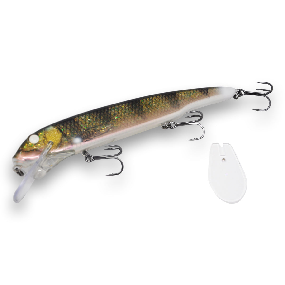 View of Crankbait Savage Gear Sucker Flanker Crankbaits 10in Walleye Glitter available at EZOKO Fishing