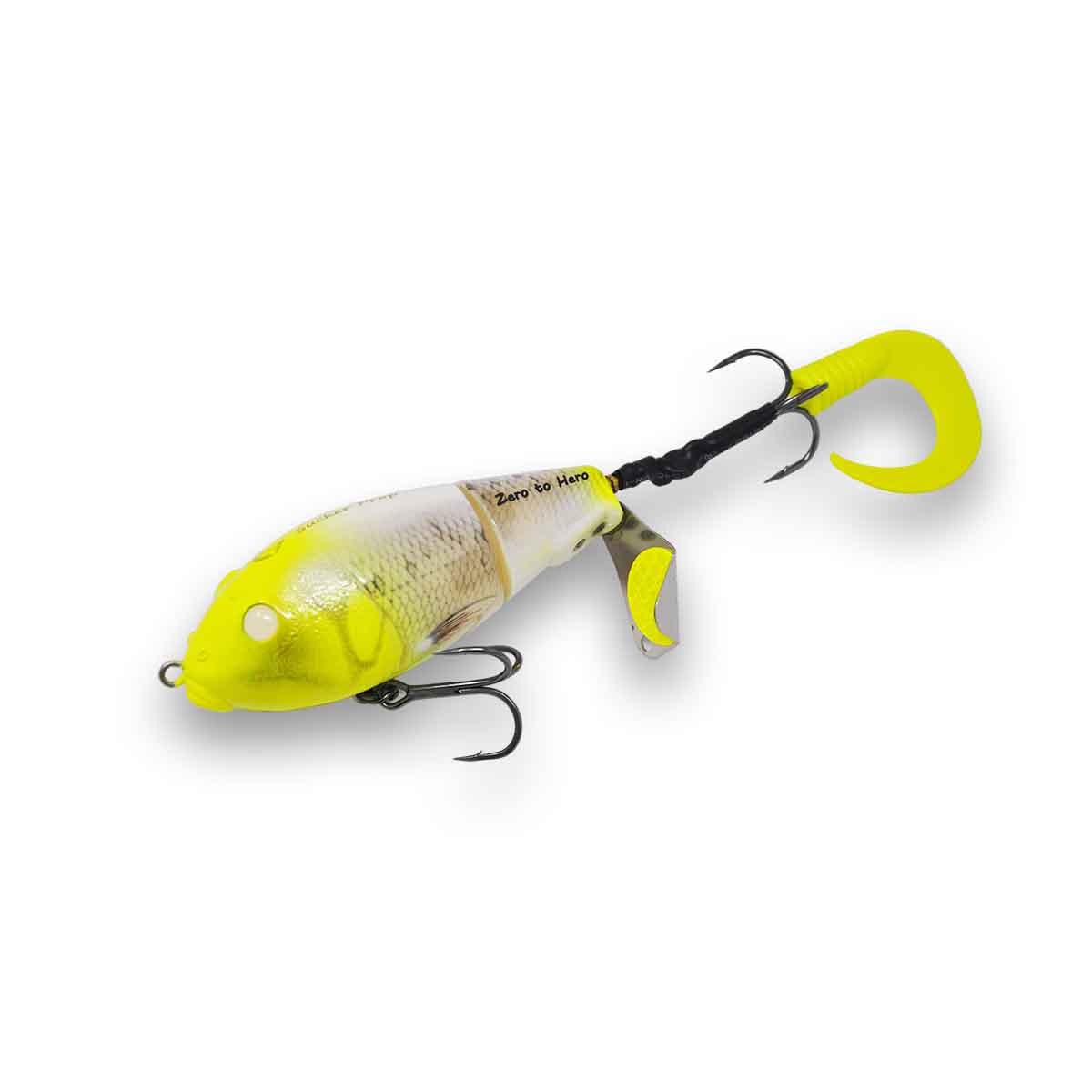 View of Topwater Savage Gear Sucker Prop Topwater Lemon Head available at EZOKO Fishing