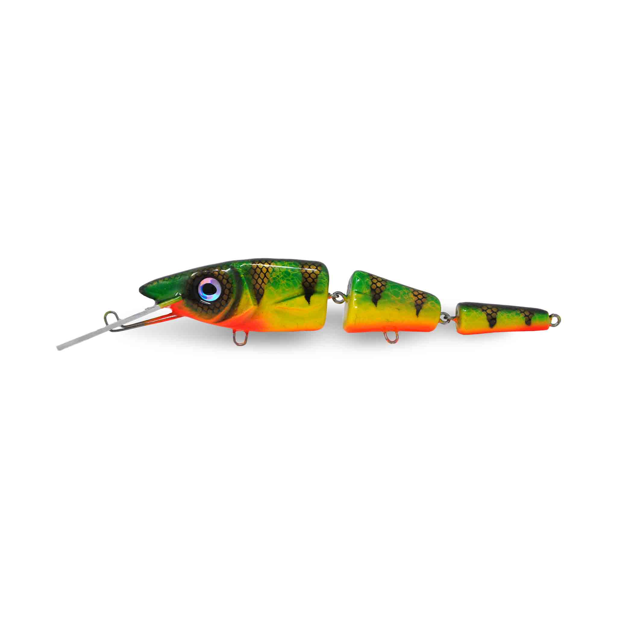 View of Crankbaits Scorpion MadBait Double-Jointed 10'' Crankbait Fire Tiger available at EZOKO Fishing