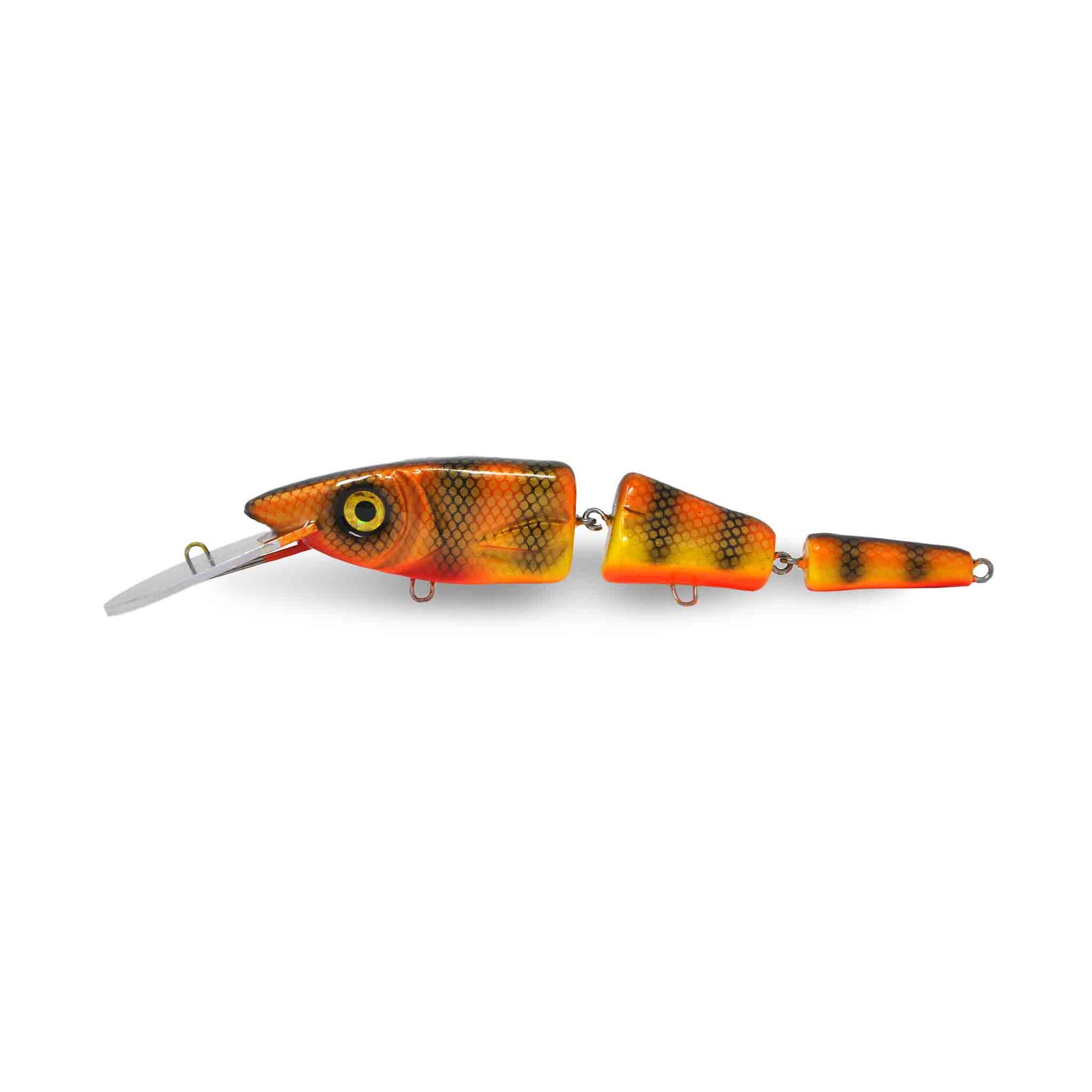 View of Crankbaits Scorpion MadBait Double-Jointed 10'' Crankbait Orange Perch available at EZOKO Pike and Musky Shop