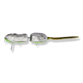 View of Crankbaits Scorpion Madmouse Silver / Green Chartreuse Belly available at EZOKO Fishing