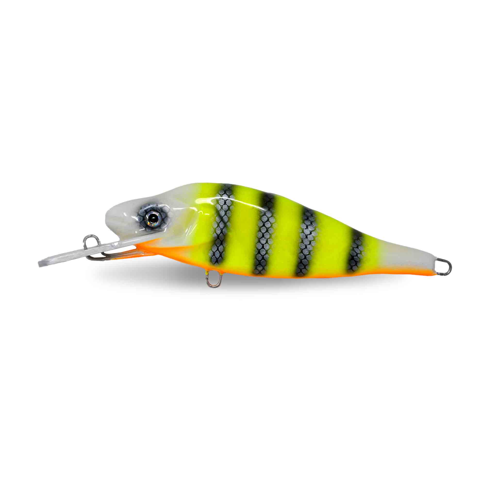 View of Crankbaits Scorpion MadPerch Straight 7.5 Crankbait Chartreuse Tiger available at EZOKO Fishing