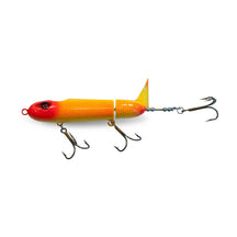 View of Topwater Sennett Tackle Company Pacemaker 7" Topwater Propbait Orange Crush available at EZOKO Pike and Musky Shop