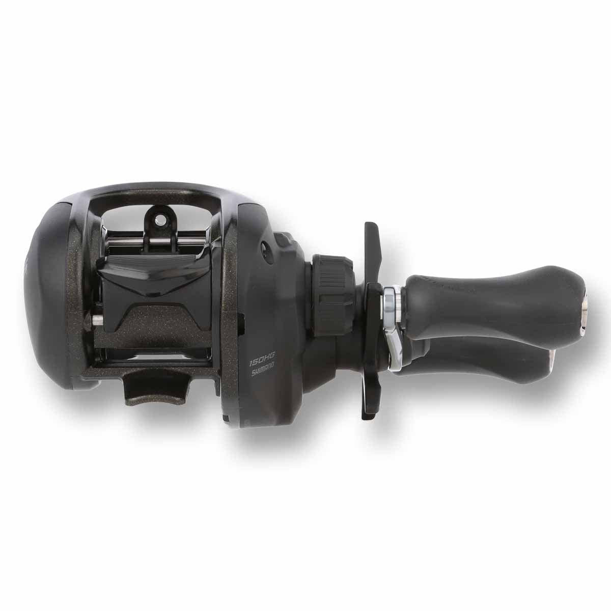 View of Baitcast_Reels Shimano Caius 150 Baitcast Reels available at EZOKO Pike and Musky Shop