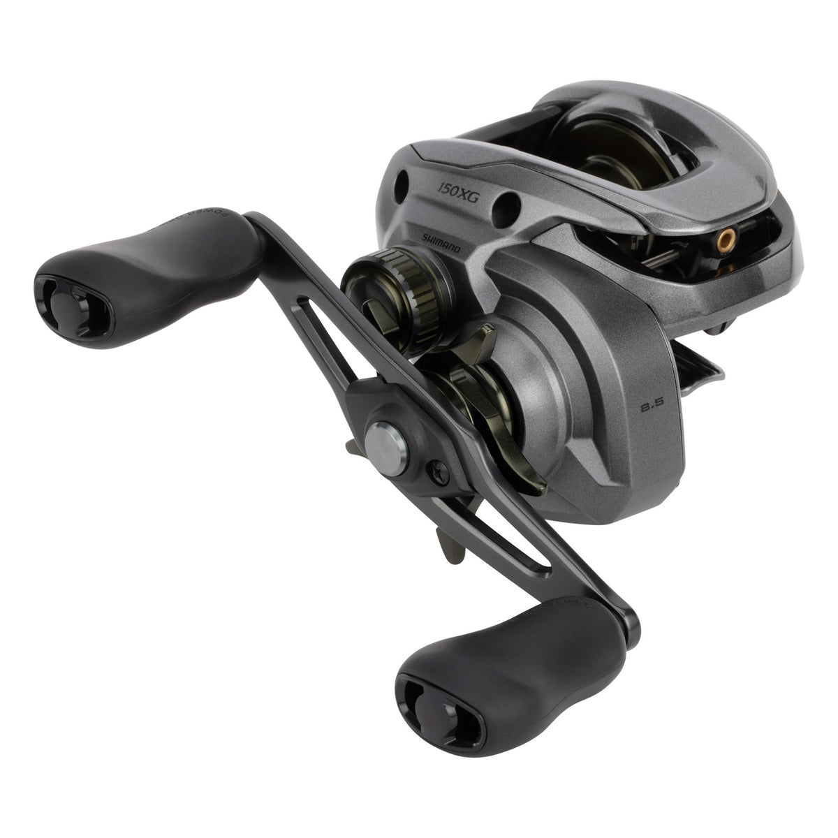 View of Shimano Curado 150 DC A Baitcast Reels Right 8.5:1 available at EZOKO Fishing