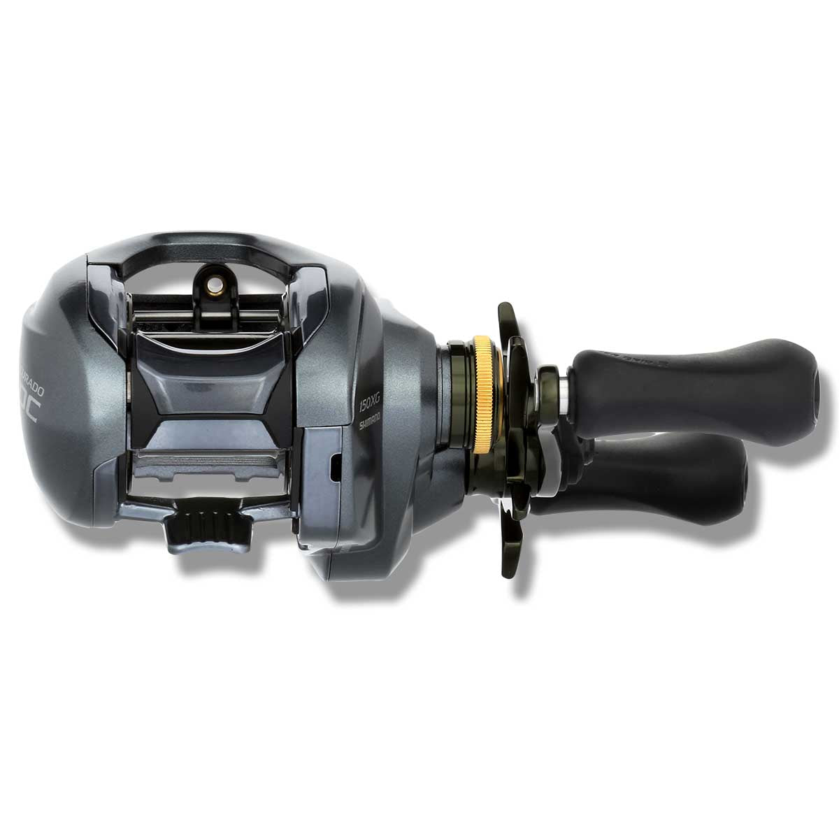 View of Baitcast_Reels Shimano Curado 150 DC Baitcast Reels available at EZOKO Pike and Musky Shop