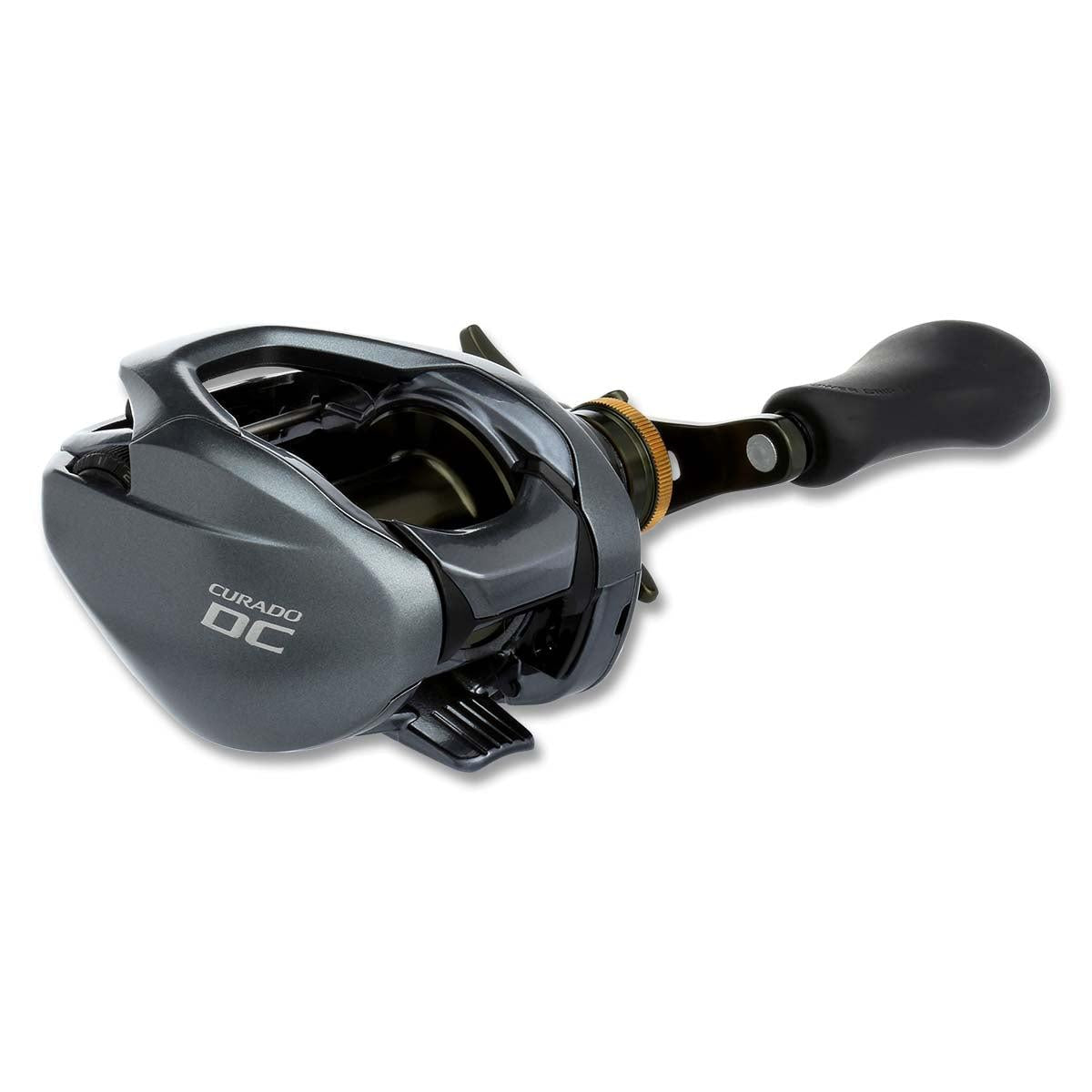 View of Baitcast_Reels Shimano Curado 150 DC Baitcast Reels 7.4:1 Right available at EZOKO Pike and Musky Shop