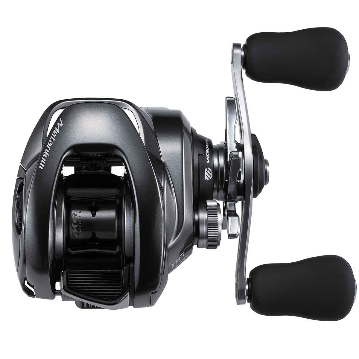 View of Baitcast_Reels Shimano Metanium MGL B Baitcast Reels available at EZOKO Pike and Musky Shop