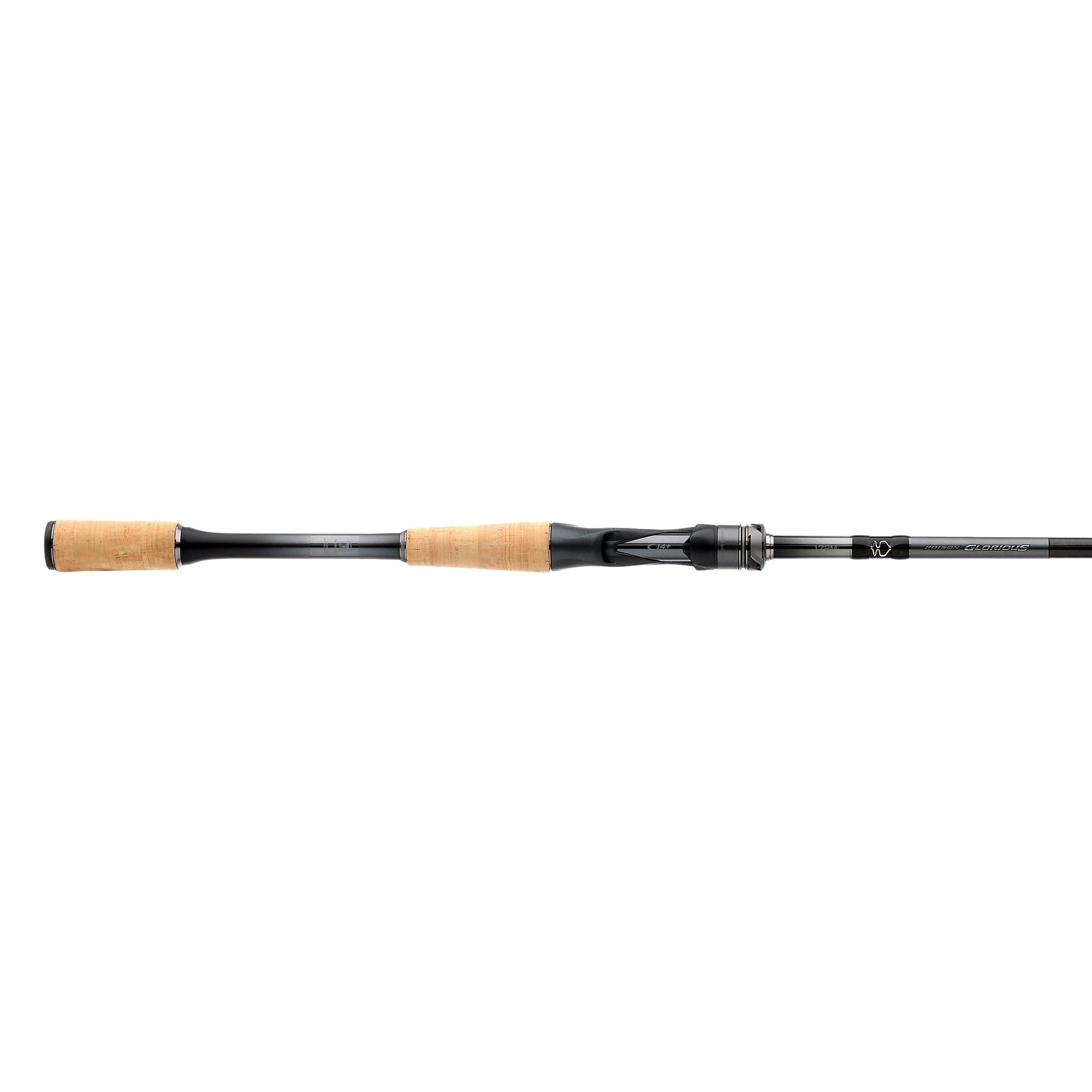 View of Baitcast_Rods Shimano Poison Glorious Baitcast Rods PG172M Medium 7'2" available at EZOKO Fishing