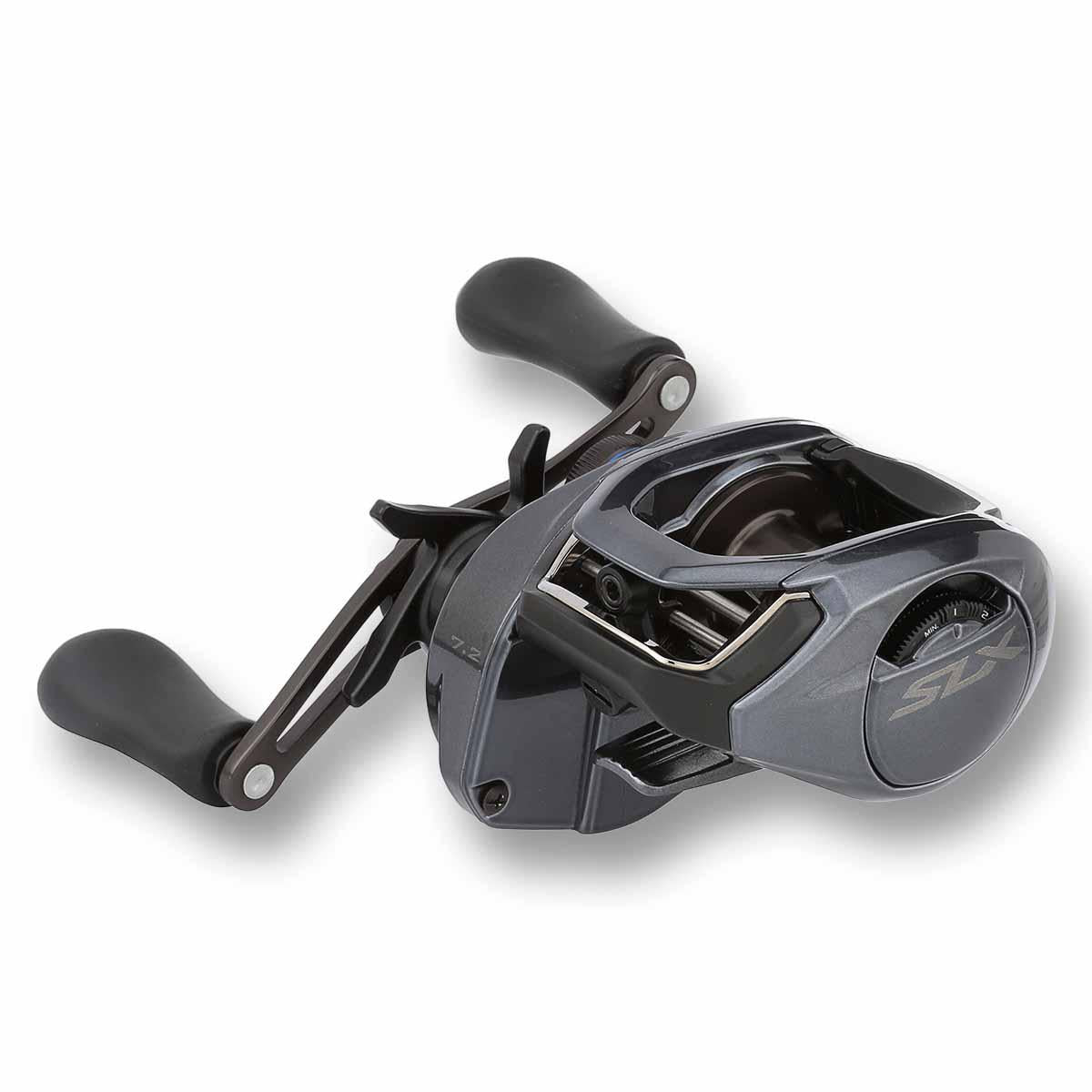 View of Baitcast_Reels Shimano SLX 70 Baitcast Reels available at EZOKO Pike and Musky Shop