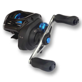 View of Baitcast_Reels Shimano SLX A 150 Baitcast Reels 7.2:1 Left available at EZOKO Pike and Musky Shop