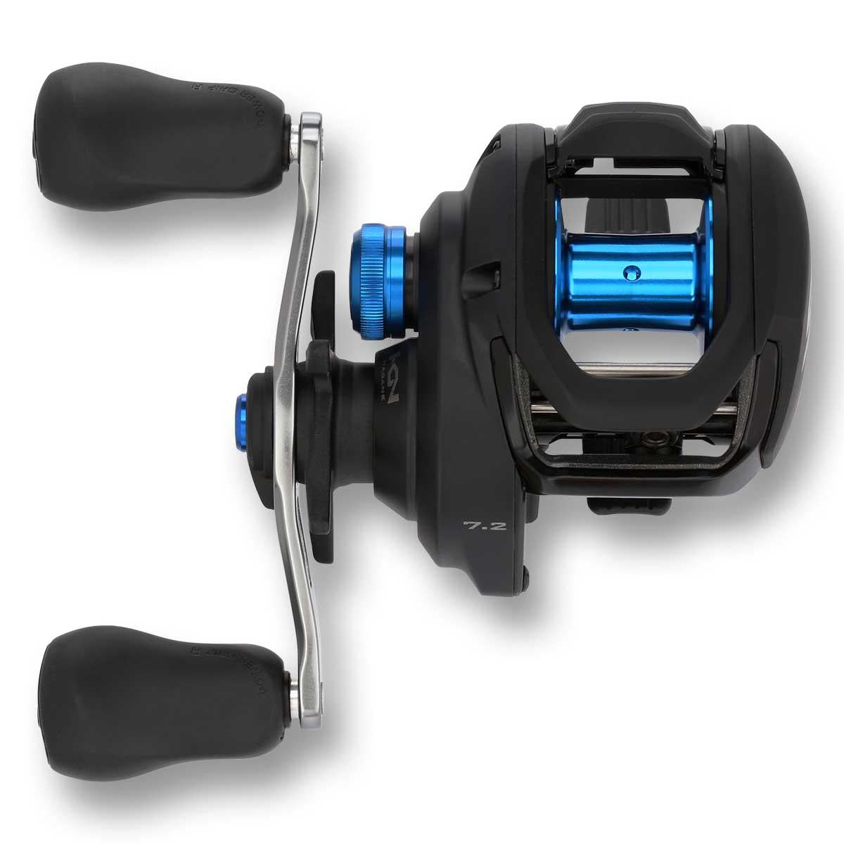 View of Baitcast_Reels Shimano SLX A 150 Baitcast Reels available at EZOKO Pike and Musky Shop