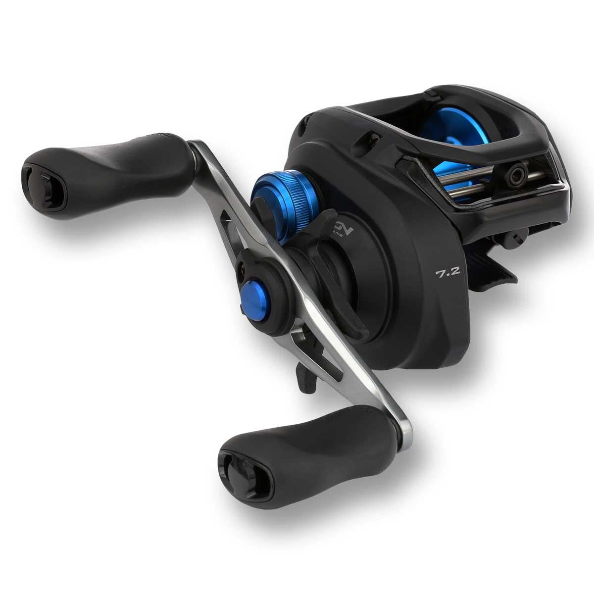 View of Baitcast_Reels Shimano SLX A 150 Baitcast Reels 7.2:1 Right available at EZOKO Pike and Musky Shop